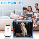 The Recovery Haven | 100L Veterinary Oxygen Cage with Atomization Port
