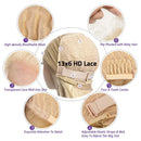 Blonde 613 HD Lace Closure Front Wigs 13x6 Hd Lace Frontal Human Hair Wig Bone Straight Honey Colored Human Hair for Black Women