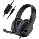 Wired Gaming Headset With Light Adjustable Microphone Stereo Surround Sound Soft Ear Cushion For PC Laptop Phone Game Headphone