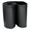 14.5" to 15" Steering Wheel Cover with Needle Thread DIY Hand Stitching Genuine Cowhide Leather Punched Breathable Car Styling