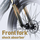 BURCHDA R5PRO 1000W50KM/H 26 Inch Foldable Mountain Electric Bicycle 48V20AH Lithium Fatbike Electric Bike For Adults Motorcycle