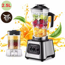 6000W Powerful Blender Mixer Juicer Smoothie Maker Table Blenders 2.5L Container Food Processor Blender Mixer for Ice Nut Fruit