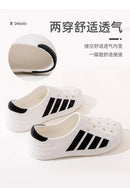 Men's Women's Slippers Summer Breathable Sandals Non Slip Outdoor Couples Shoes EVA Home Orginal Thick Shoes Fashion Beach Soft