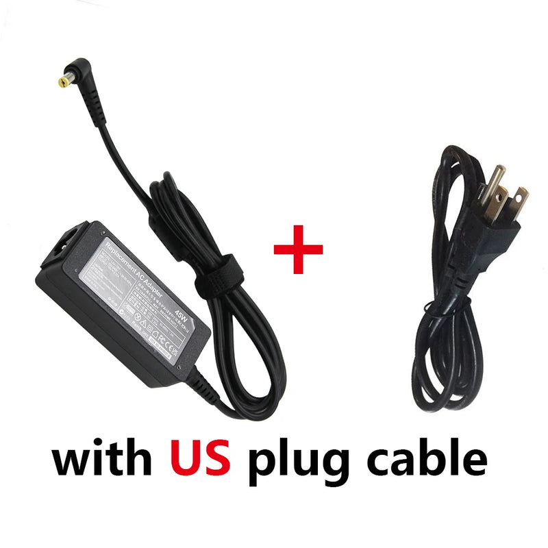 19V 2.37A 45W 5.5*1.7MM Laptop Adapter Charger For Acer Aspire 3 A314-31 A515-51-3509 E5-573-516D Series Notebook Power Supply