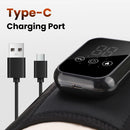 Cordless Hot Waist Belt Massager Lower Back Support Lumbar Protector Back Heated Vibration Massage Waist Brace Relief Pressure