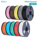SUNLU 10KG PETG/ABS Filaments 10Rolls 3D Filament 1KG/roll 1.75mm 100% Filament Lines Up Neatly For 3D Printing From EU US