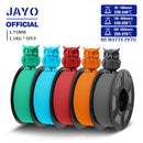 JAYO 5Rolls PETG Filament 1.75mm High Speed PETG 3D Printer Filament 1.1KG/Roll High Flow Speedy Matte 3D Printing Materials