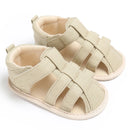 Summer Newborn Baby Fashion Soft Crib Shoes First Walker Anti Slip Sandals Shoes Boy Girl  Prewalker Canvas Casual Shoes 0-18M