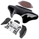 AP02 Batwing Außenverkleidung Windschutzscheibe für Harley Heritage Touring Road King Yamaha V Star 650 1100 Classic XVS1100A XVS650A