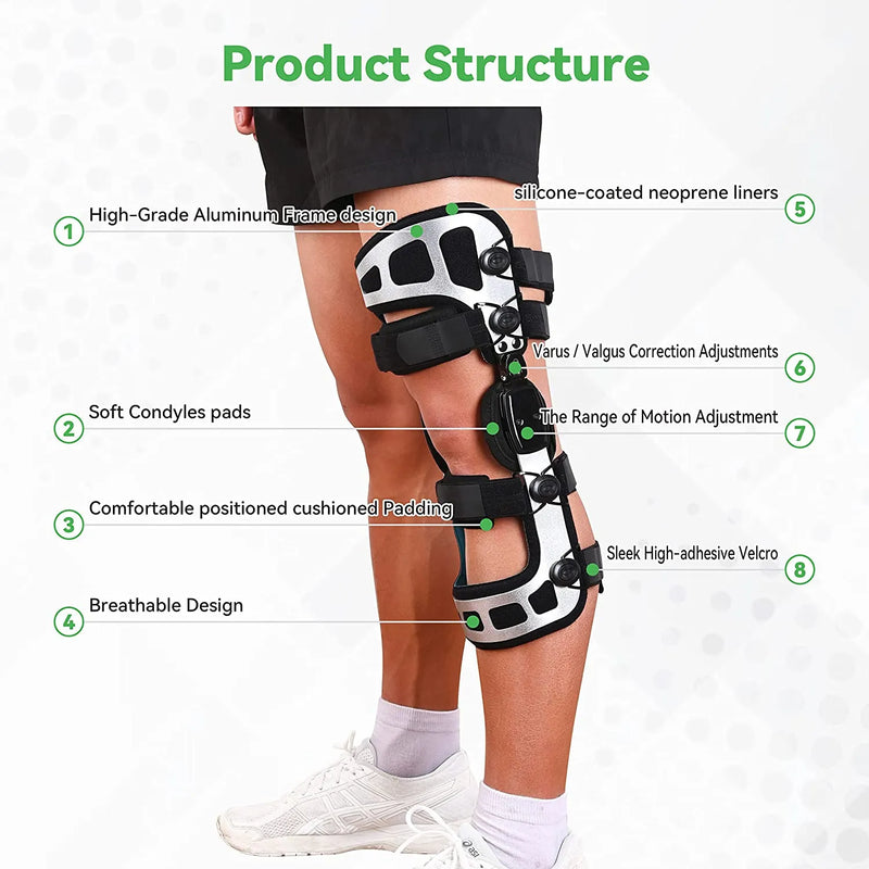 OA Unloader Knee Brace Preventive Protection Relief Arthritis Join Pain Degeneration Osteoarthritis Correction Knee Orthopedics