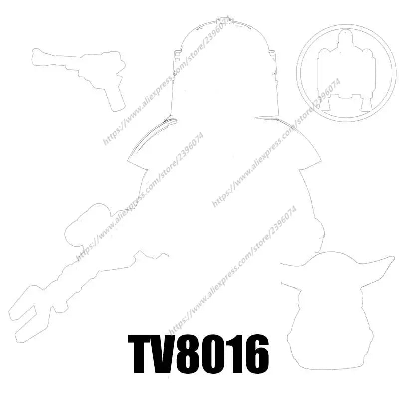 X0343 Action Figures Movie accessories Building Blocks Bricks toys XH1956 XH1957 XH1958 XH1959 XH1960 XH1961 XH1962 XH1963