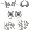 10PCS Special Effects Pieces Arm Fist Wind Lightning Leg Flames Assemble Scene Bricks Weapons Accessories Kids Toys