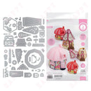 Christmas bells and Christmas trees Gift box die metal die for crafts Cutting Dies DIY Making Greeting Card Scrapbook Decoration