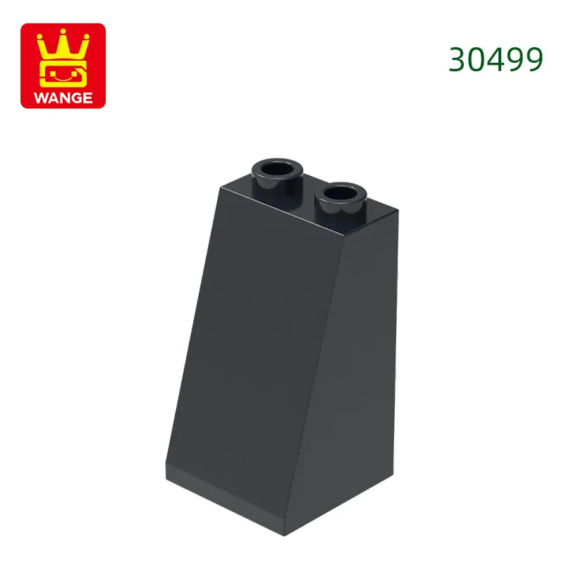 Wange 34Pcs/Lot 30499 2x2x3 Slope Building Block Moc Accessories Compatible with Brick DIY Construction Children Toys Gift Box