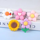 Koreanischer niedlicher Cartoon 3D Blumen Handyhalter Griptok Unterstützung für iPhone 14ProMax Samsung faltbarer Fingerring GripTok Ständer Halterung