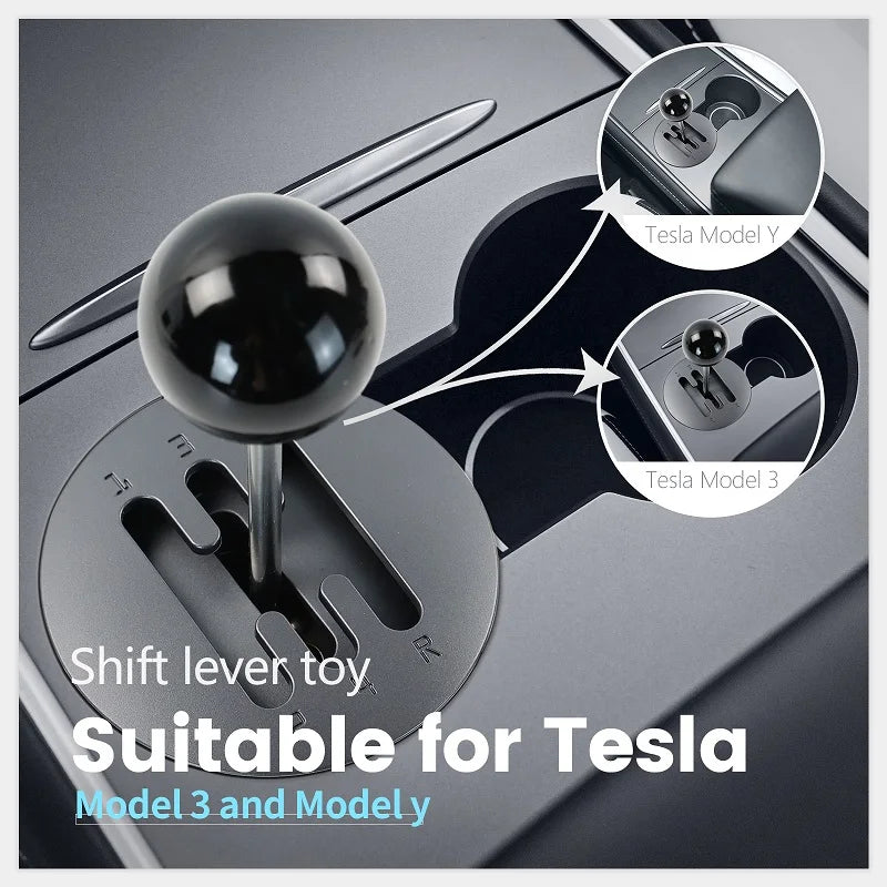 For Tesla Gear Yoys Manual shift lever water cup decoration modification accessories For Tesla Model 3 Y 2021-2023 Leisure toys