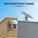 ANNKE 4MP Battery WiFi Security Camera PT Auto Tracking Color Night Vision Wireless IP Camera 4CH Homebase Security System