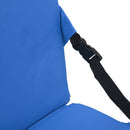 Portable  Pads Foldable Chair with Backrest Soft Sponge Cushion Back Chair for Stadium and Beach