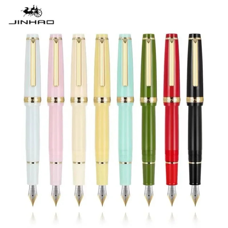 Jinhao 82 Fountain Pen 0.38/0.5/0.7mm Extra Fine Nib Multicolour Luxury Elegant Pens Writing Office School Supplies Stationery