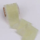 1m/roll Flocking Hand Teared Velvet Ribbon DIY Cake Gift Decoration Wedding Invitation Bracelet Flower Hand Teared Velvet Ribbon