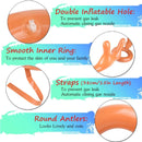 2 Pack Inflatable Reindeer Ring Toss Game With Antlers and 8 Rings, Family Christmas Party Games classroom indoor outdoor fun