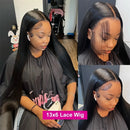 Straight Human Hair Wigs 13x6 Lace Frontal Wig 180% 13x4 Transparent Lace Front Wigs 4x4 Human Hair Lace Closure Wigs For Women