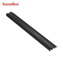 SucceBuy Drop Over Cable Cover Ramp 2,000 lbs/axle Load Capacity Heavy Duty TPR Cable Hose Protector Ramp for Indoor Outdoor Use