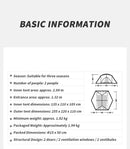 Naturehike Mongar 2 Person Tent 20D Nylon 210T Waterproof Ultralight Camping Hiking Tent with Mat Backpacking Travel Tent