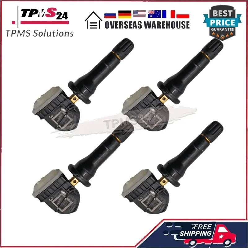 4PCS TIRE PRESSURE MONITOR SENSOR 13598771 13598772 For Buick Envision Chevrolet Bolt Cruze Malibu Spark Tahoe GMC Sierra 315MHz