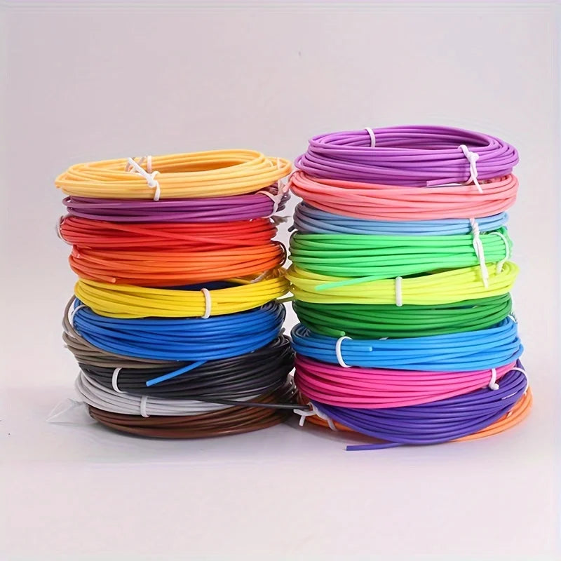 High Quality PCL Filament, Low Temperature 3D Pen Filament 1.75MM,Suitable For Low Temperature 3D Pen, Bright Colors, No Repetit