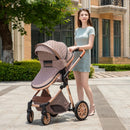 Newest Baby Stroller 3 in1 Multifunctional Stroller Easy Folding Travel Portable Baby Carriage Safety Seat EU Standard