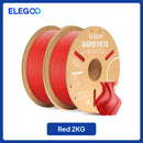 ELEGOO Rapid PETG Filament 1.75mm 1KG,High Speed 30-600mm/s 3D Printer Filament 1kg Fits for Most FDM 3D Printers