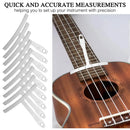 Miwayer 9 Pcs Guitar Radius Gauge Under String Radius Gauge String Gauges Luthier Tools for Guitar Fretboard Radius Gauge