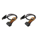 M.2 M-key to U.2 (SFF-8639) Cable with 15-pin SATA  15-Pin Female Connector for 2.5 inch NVMe SSD Hard Disk Adapter Connector