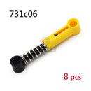 Technical Parts Hard Soft Spring Shock Absorber Building Blocks Compatible 79717  2909c03 95292c01 731c04 731c06 MOC Bricks Toy