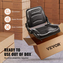 SucceBuy Universal Forklift Seat Fold Down Tractor Seat with Adjustable Angle Back and Micro Switch Comfortable Forklift Seat