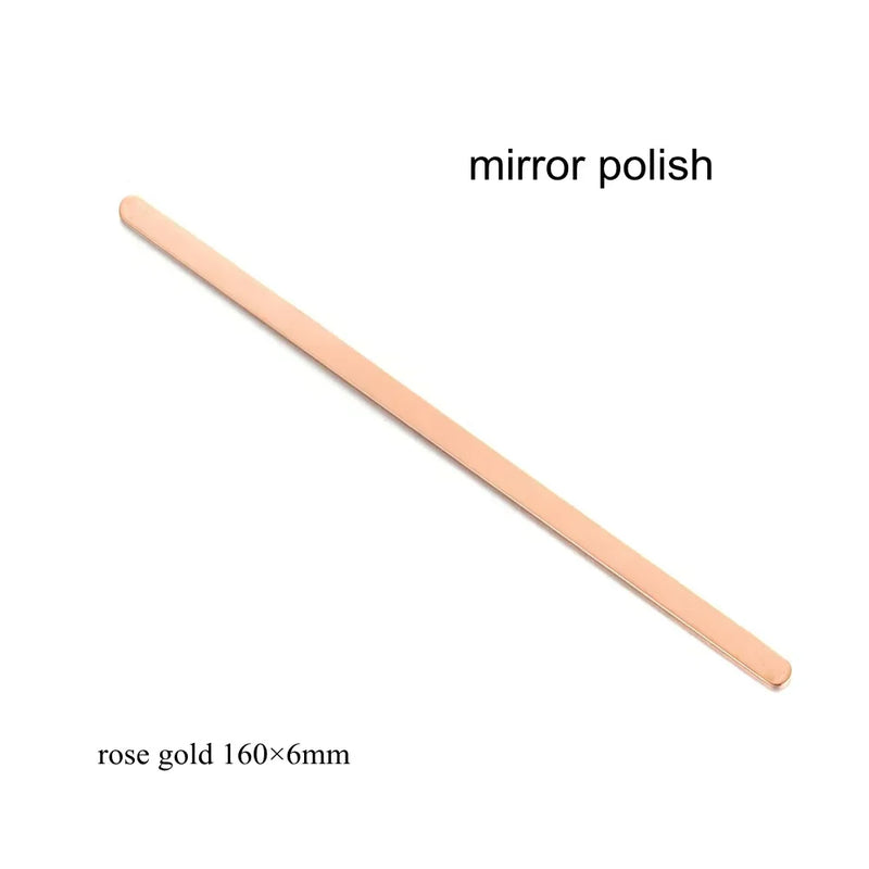 10pcs Stainless Steel Straight Cuff Bangle Blank Plain Rod Bracelet Diy Laser Engraving Bracelet Jewelry Charms Accessories