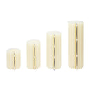 4PCS Foldable Wedding Cardboard Flower Columns,Cardboard Centerpiece Display,Cylinder Pedestal Stands For Wedding Birthday