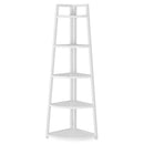 Tribesigns Bookcase Corner Book Shelf Rack Wood Bookshelf Storage Shelves