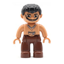 Big Size Action Figures City Princess Policemen Family Building Block Doll Character Accessory Assembly Toys for Children Gift