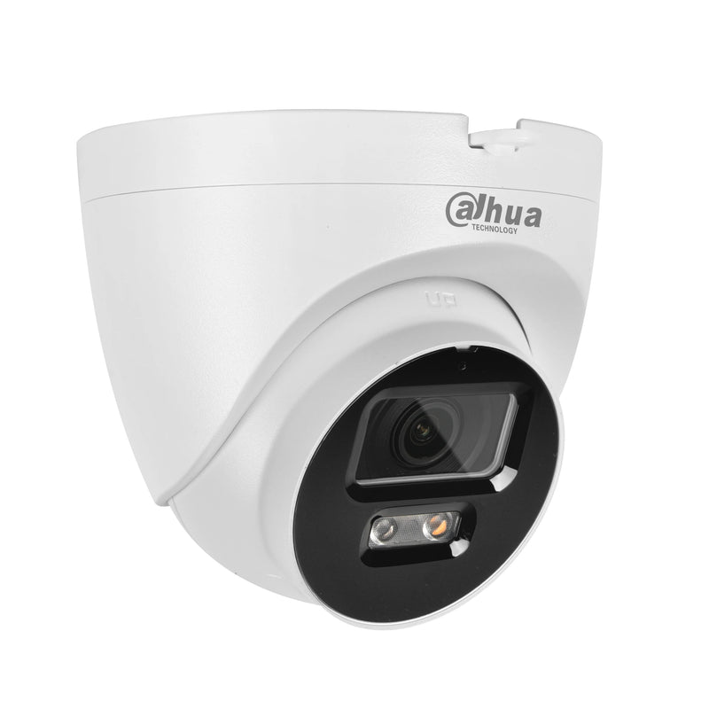 Dahua IP Camera 4MP IPC-HDW2449T-S-PV Smart Dual Light Active Deterrence POE 2-Way Talk SD Card Slot WizSense Full Color Camera