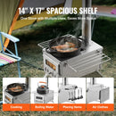 The Ember Sentinel | 80-Inch Stainless Steel Camping Tent Stove