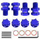 4PCS Wheel Hex Hubs Adapter 14mm to 17mm 10mm Widen for Arrma 1/10 3S Granite Mega Senton NEW BIGROCK Typhon - Off-Road RC Car