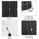 300W Tragbare flexible Solarmodul-Kits, monokristallines Silizium-Solarpanel mit 30A/40A/50A/60A Controller für Telefone und Kameras