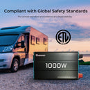 Renogy Pure Sine Wave Inverter 12V DC to 120V AC Converter for Home, RV, Truck, Off-Grid Solar Power Inverter 12V to 110V