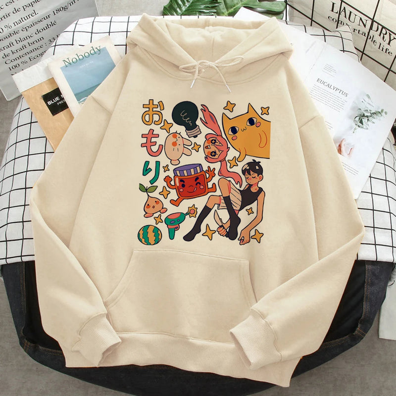 Omori hoodies women y2k aesthetic Kawaii sweat y2k Hooded Shirt women harajuku tracksuit