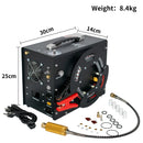 TUXING 4500Psi 300Bar 12V PCP Air Compressor Portable High Pressure Air Compressor with Wire Spool 12V Power Auto-stop TXES062