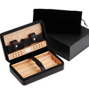 Portable Humidor Cigar Box Travel Cigar Case Leather Cedar Wood Cigar Humidor Box W/ or W/O Cutter Lighter Puro Set Accessories