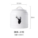 Ceramic Lid Sealed Cans Candy Cans Household Snack Storage Bottle Coffee Beans Tea Cans Kitchen Multigrain Storage Container