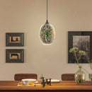 Creative 3D Fireworks Ceiling Lamp Modern Colourful Glass Pendant Light 3D Vintage LED Chandelier Lighting for Living DiningRoom